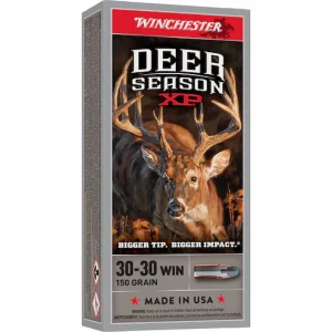 Winchester Deer Season XP 30-30 Winchester Ammo 150 Grain Winchester Extreme Point Polymer Tip 200rounds15 For Sale