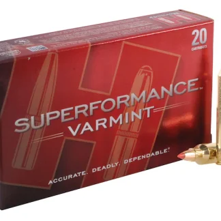 Real Hornady Superformance Varmint 204 Ruger Ammo 40 Grain Hornady V-Max Polymer Tip 500rounds