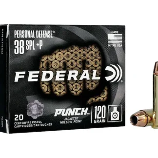 Order Federal Personal Defense Punch 38 Special +P Ammo 120 Grain Jacketed Hollow Point 200 Online