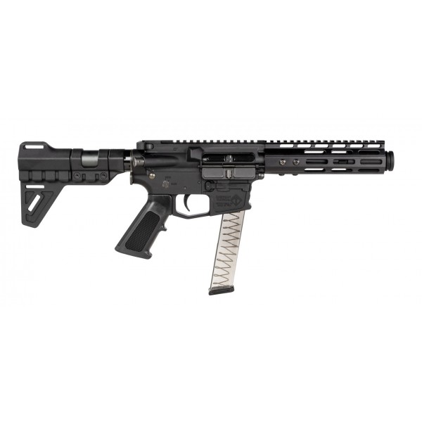 Buy ATI MiIsport 9mm AR15 Pistol 5.5″ Barrel W/ FlashCan MLOK Forend & Blade Brace ATIG15MSP9ML7 (Copy)