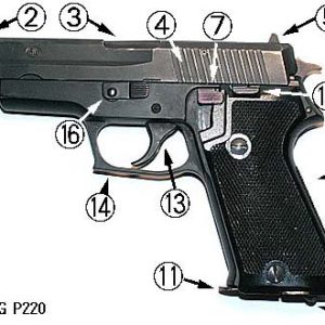 Glock 17/19 Compatible Lower Parts Kit for Polymer80 Frames